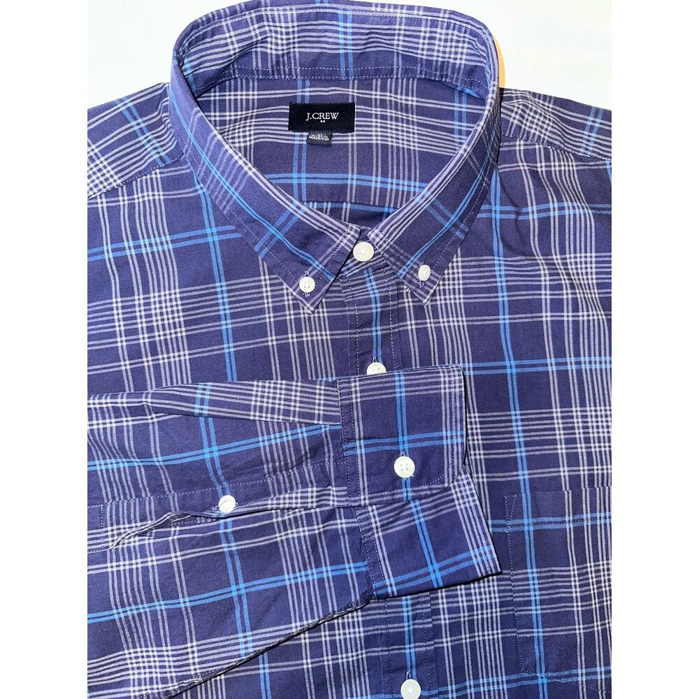 J.Crew Men’s Casual Long Sleeve Button Down Shirt Size XL 100% Cotton